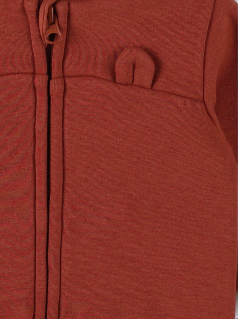 Veste sweat à capuche, Sweatoloudoux® Noukie's Rouge - Kiabi