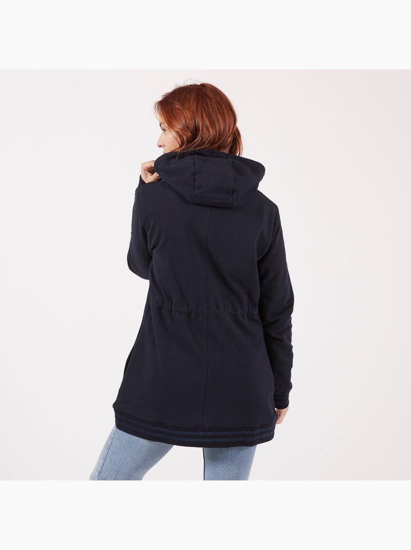 VESTE SWEAT MADAME CASUAL Bleu marine - Kiabi