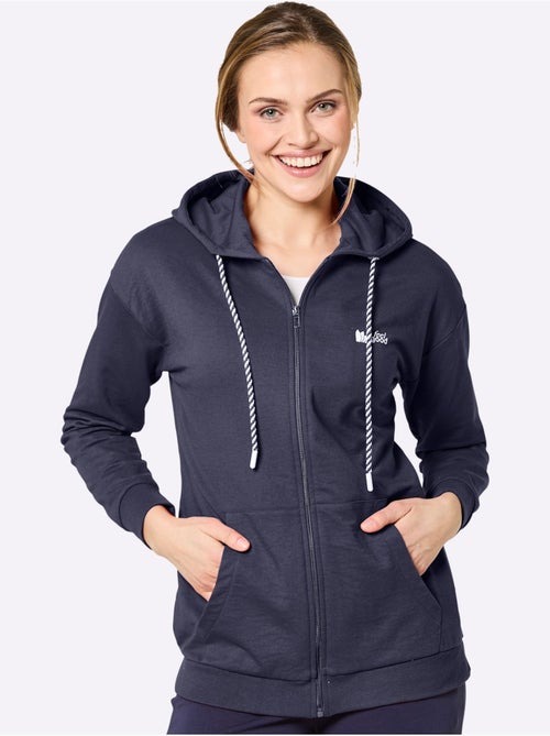 Veste Sweat Matière Sweat - Taille Standard - Witt - Kiabi