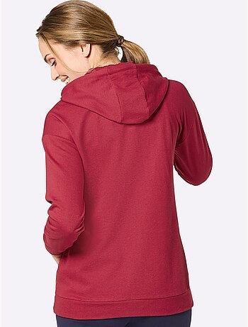 Veste sweat matière sweat - taille standard - witt