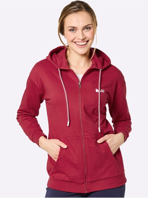 Veste Sweat Matière Sweat - Taille Standard - Witt - Kiabi