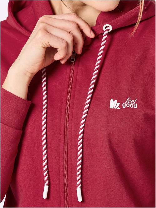 Veste Sweat Matière Sweat - Taille Standard - Witt - Kiabi