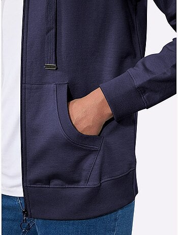 Veste sweat pur coton - taille standard - witt