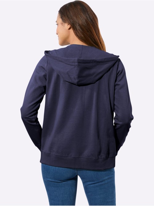 Veste sweat pur coton - taille standard - witt - Kiabi