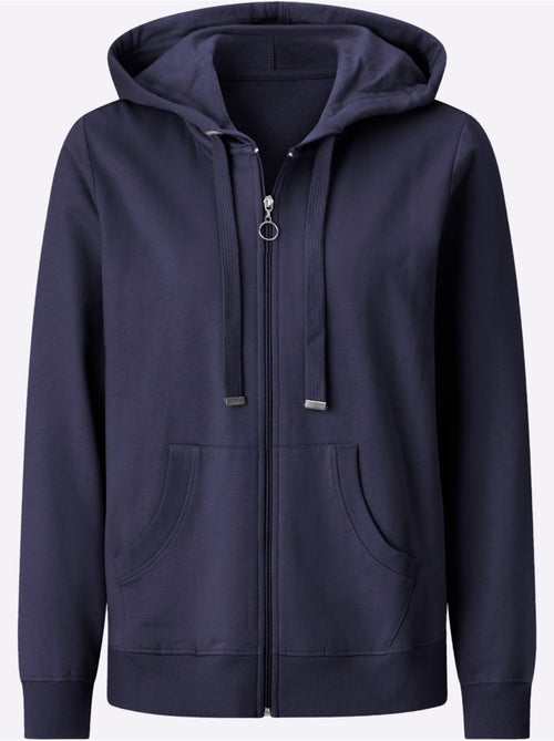 Veste sweat pur coton - taille standard - witt - Kiabi