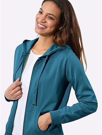 Veste sweat pur coton - taille standard - witt