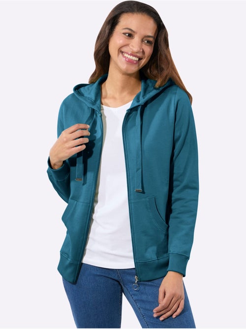 Veste sweat pur coton - taille standard - witt - Kiabi Veste sweat pur coton - taille standard - witt - Kiabi