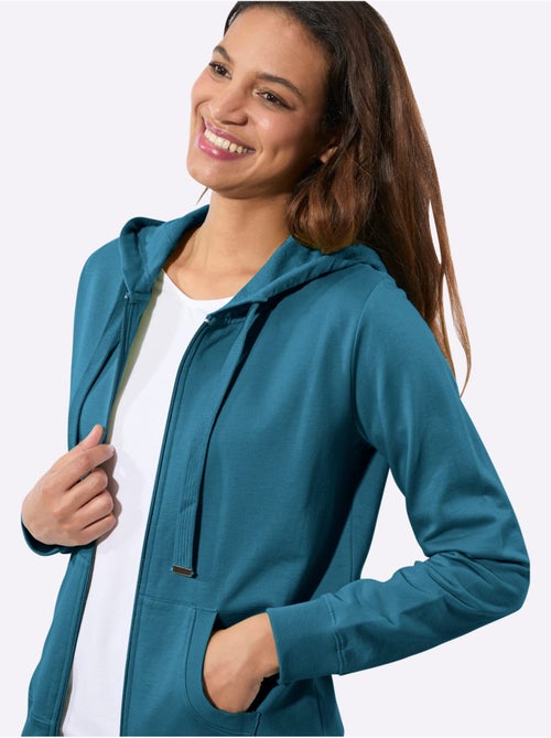 Veste sweat pur coton - taille standard - witt - Kiabi Veste sweat pur coton - taille standard - witt - Kiabi