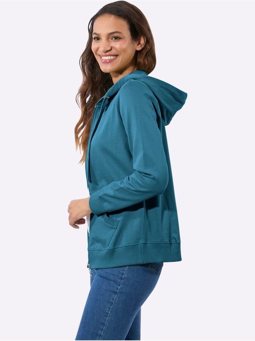Veste sweat pur coton - taille standard - witt - Kiabi Veste sweat pur coton - taille standard - witt - Kiabi