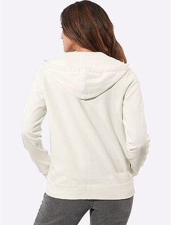 Veste sweat pur coton - taille standard - witt