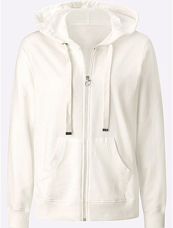 Veste sweat pur coton - taille standard - witt
