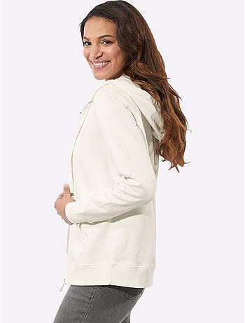 Veste sweat pur coton - taille standard - witt
