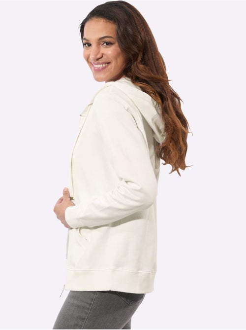 Veste sweat pur coton - taille standard - witt - Kiabi Veste sweat pur coton - taille standard - witt - Kiabi