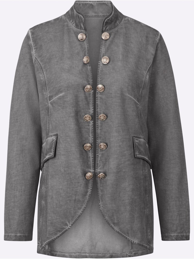 Veste Sweat Pur Coton - Taille Standard - Witt Gris - Kiabi