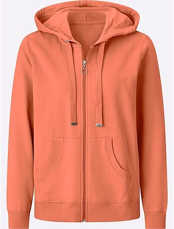 Veste sweat pur coton - taille standard - witt