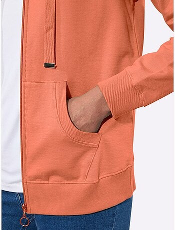 Veste sweat pur coton - taille standard - witt