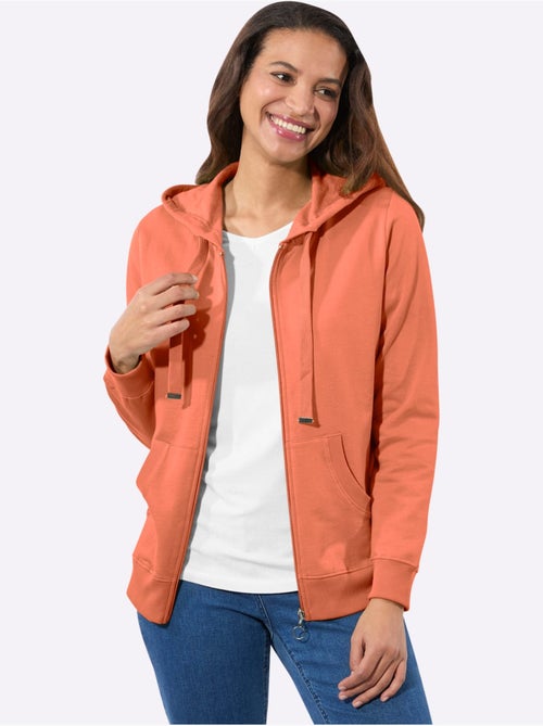 Veste sweat pur coton - taille standard - witt - Kiabi Veste sweat pur coton - taille standard - witt - Kiabi