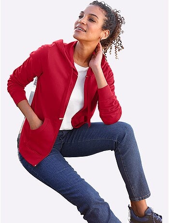 Veste sweat pur coton - taille standard - witt