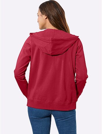 Veste sweat pur coton - taille standard - witt