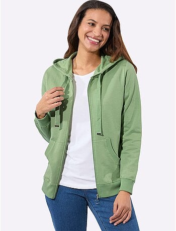 Veste sweat pur coton - taille standard - witt