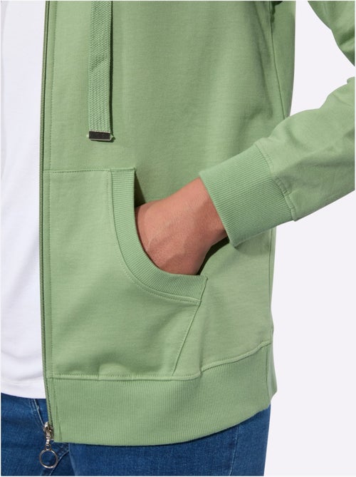 Veste sweat pur coton - taille standard - witt - Kiabi Veste sweat pur coton - taille standard - witt - Kiabi