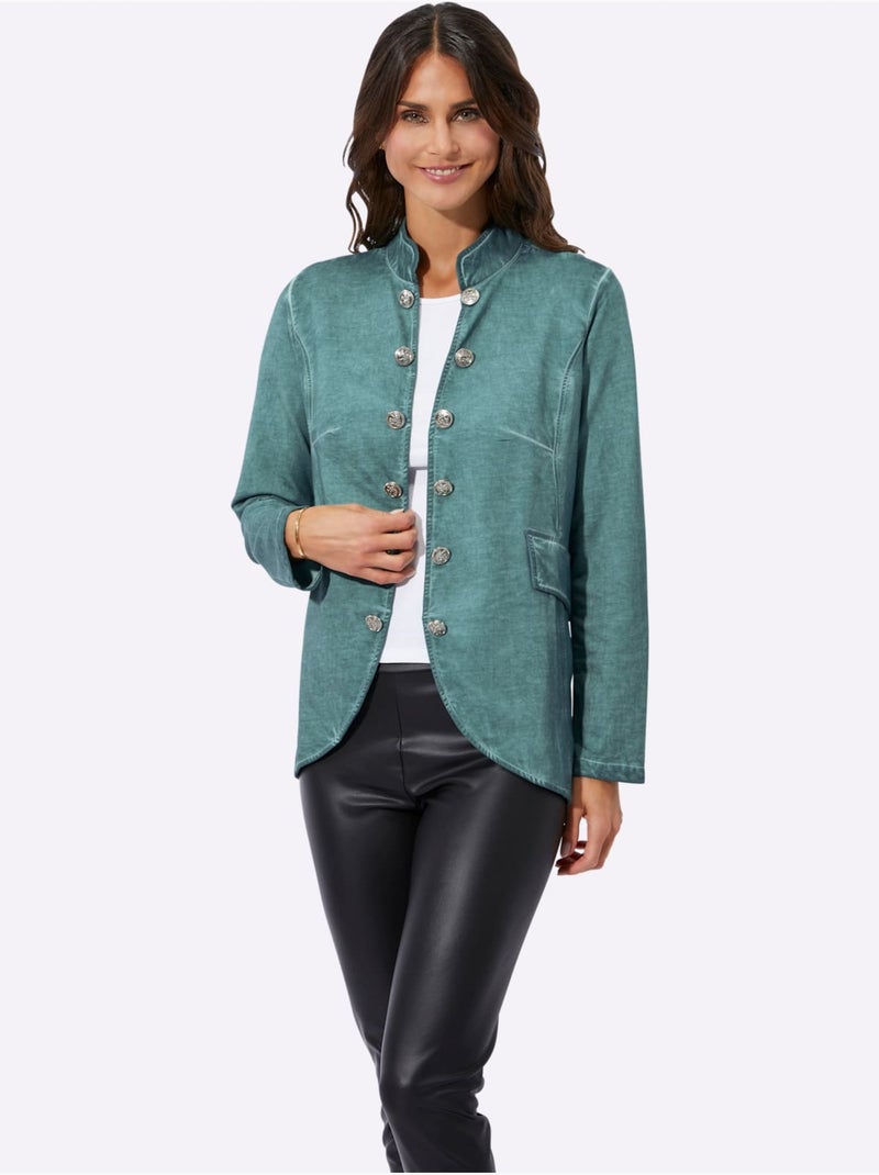 Veste Sweat Pur Coton - Taille Standard - Witt Vert - Kiabi