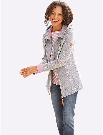 Veste sweat qualité structurée facile d'entretien - taille standard - witt