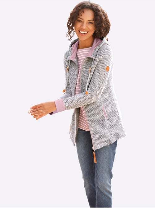 Veste sweat qualité structurée facile d'entretien - taille standard - witt - Kiabi Veste sweat qualité structurée facile d'entretien - taille standard - witt - Kiabi