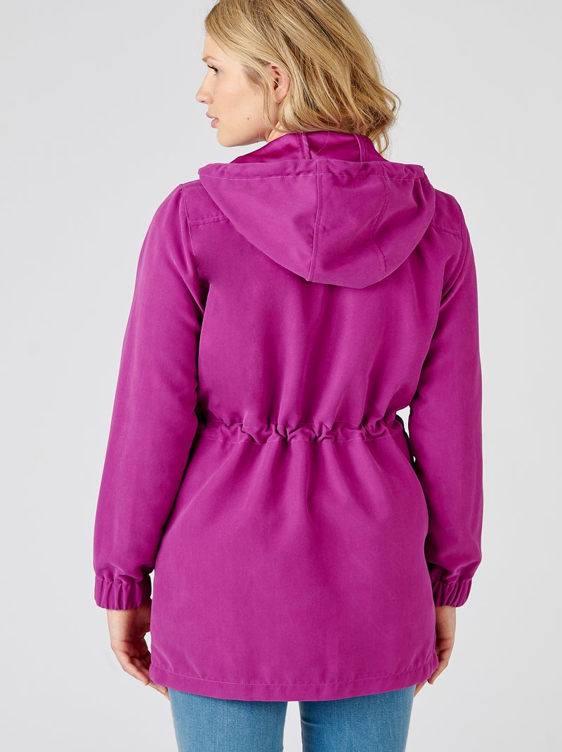 Veste taille resserrable - Damart Violet - Kiabi