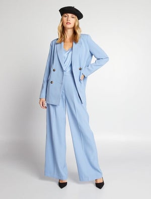 Manteau Trench Garçon élégant Double Boutonnage – Pour 3 à 10 Ans, Polyester-coton, Doublure Chaude, Poches