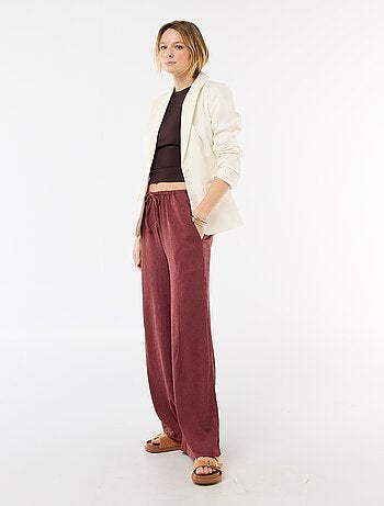 Veste tailleur avec col châle