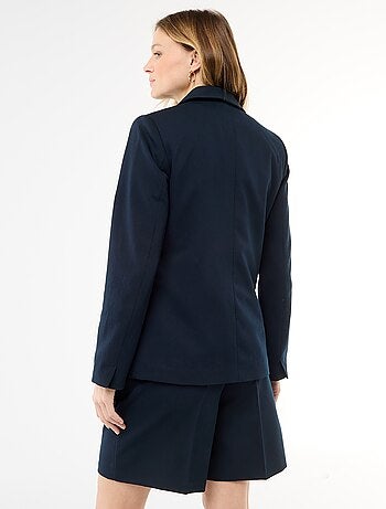 Veste tailleur avec col châle