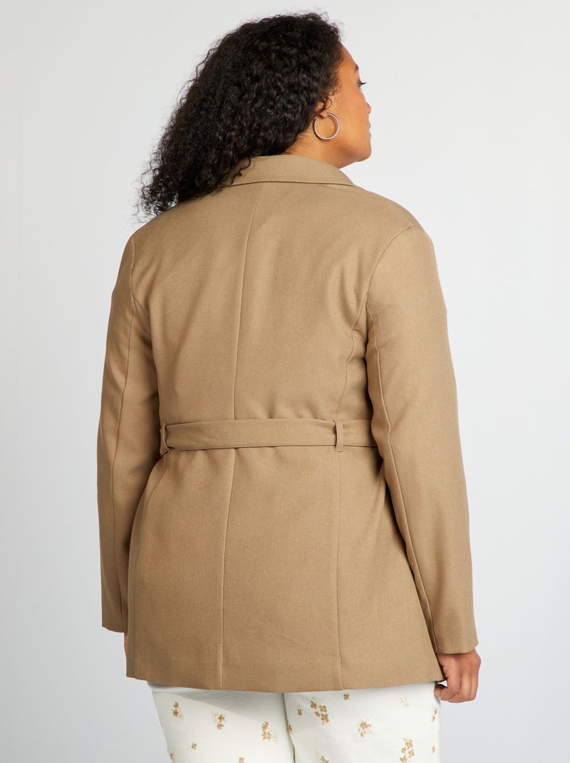 Veste tailleur Beige - Kiabi