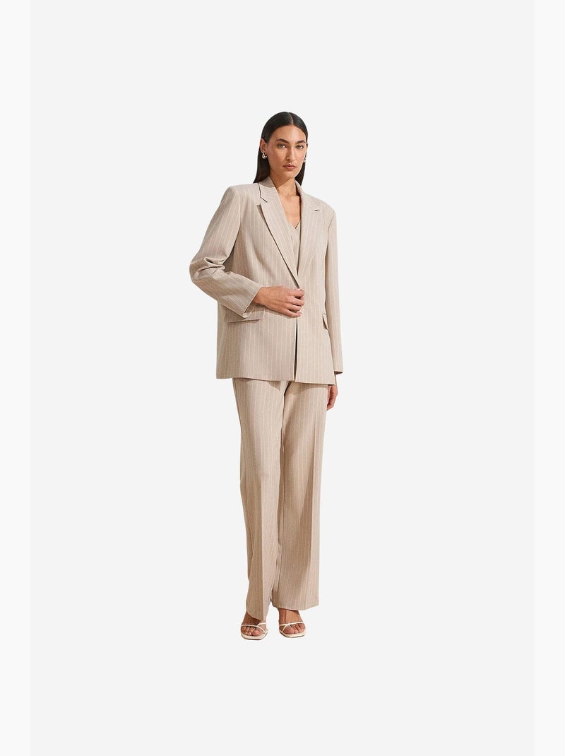 Veste tailleur femme dilvin Beige argile - Kiabi