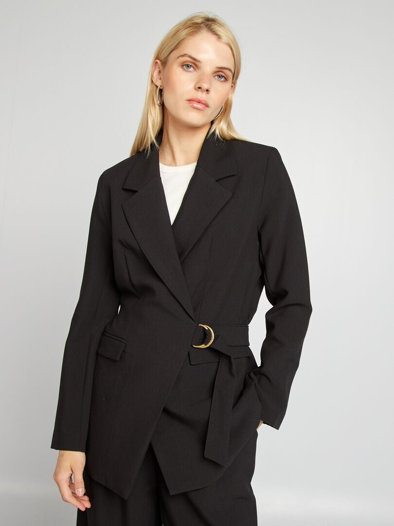 Kiabi veste noire femme sale