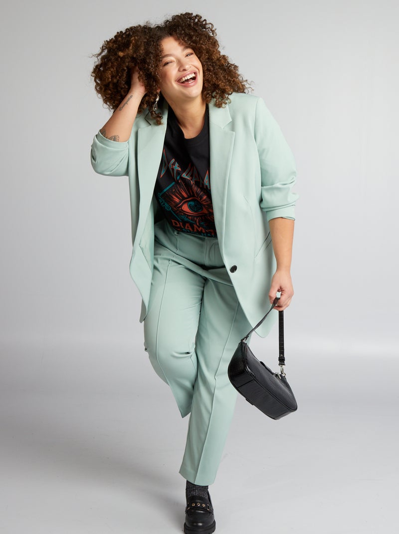 Veste tailleur Vert - Kiabi