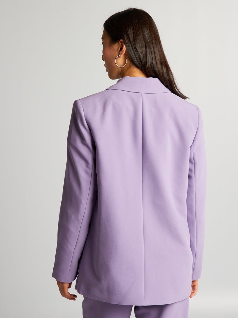 Veste tailleur Violet - Kiabi