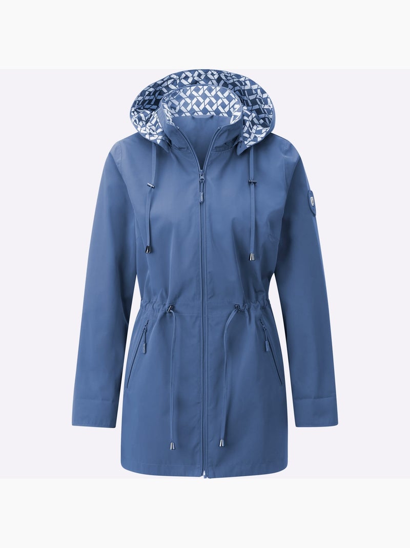 Veste Technique Capuche Amovible - Taille Standard - Witt Bleu jean - Kiabi