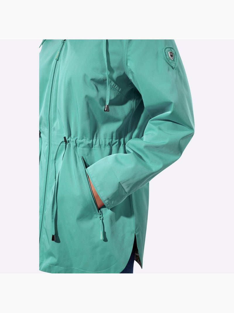 Veste Technique Capuche Amovible - Taille Standard - Witt Bleu Vert - Kiabi