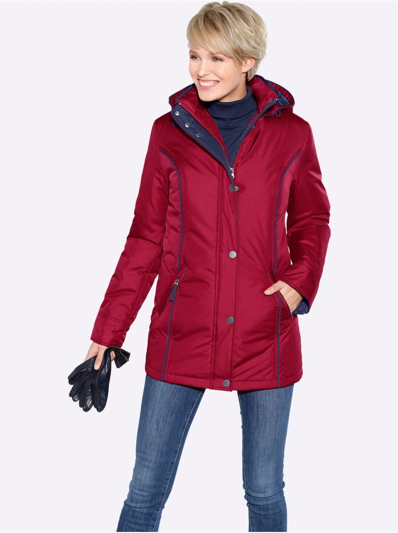 Veste technique déperlant et coupe-vent - taille standard - moda vilona Rouge - Kiabi