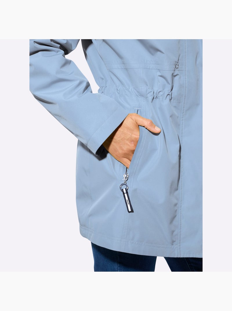 Veste technique imperméable et coupe-vent - taille courte - witt Bleu - Kiabi