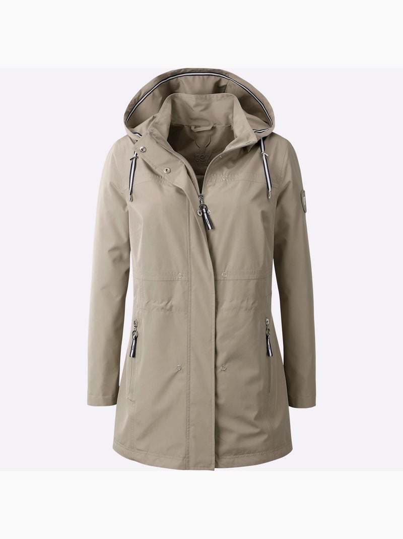 Veste Technique Imperméable Et Coupe-vent - Taille Courte - Witt Ivoire - Kiabi