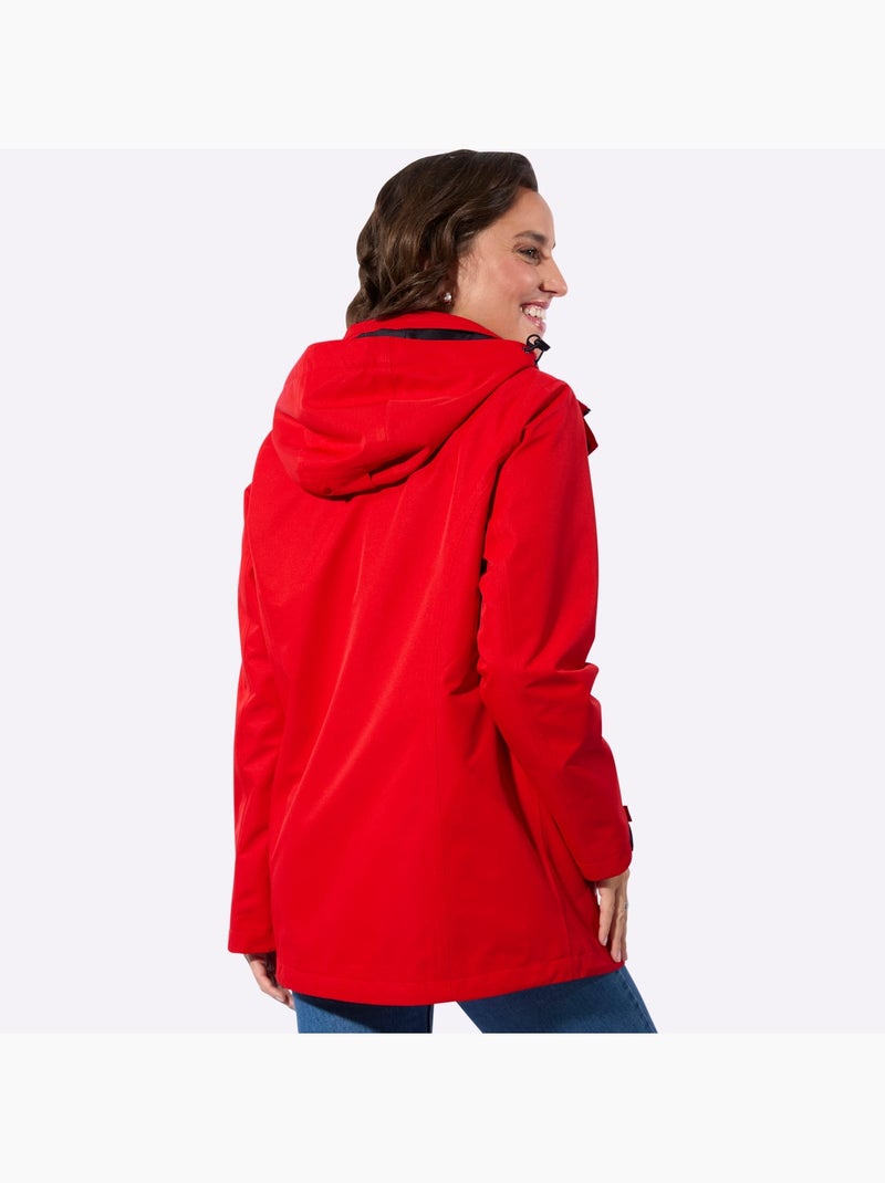 Veste Technique Imperméable Et Coupe-vent - Taille Courte - Witt Rouge - Kiabi