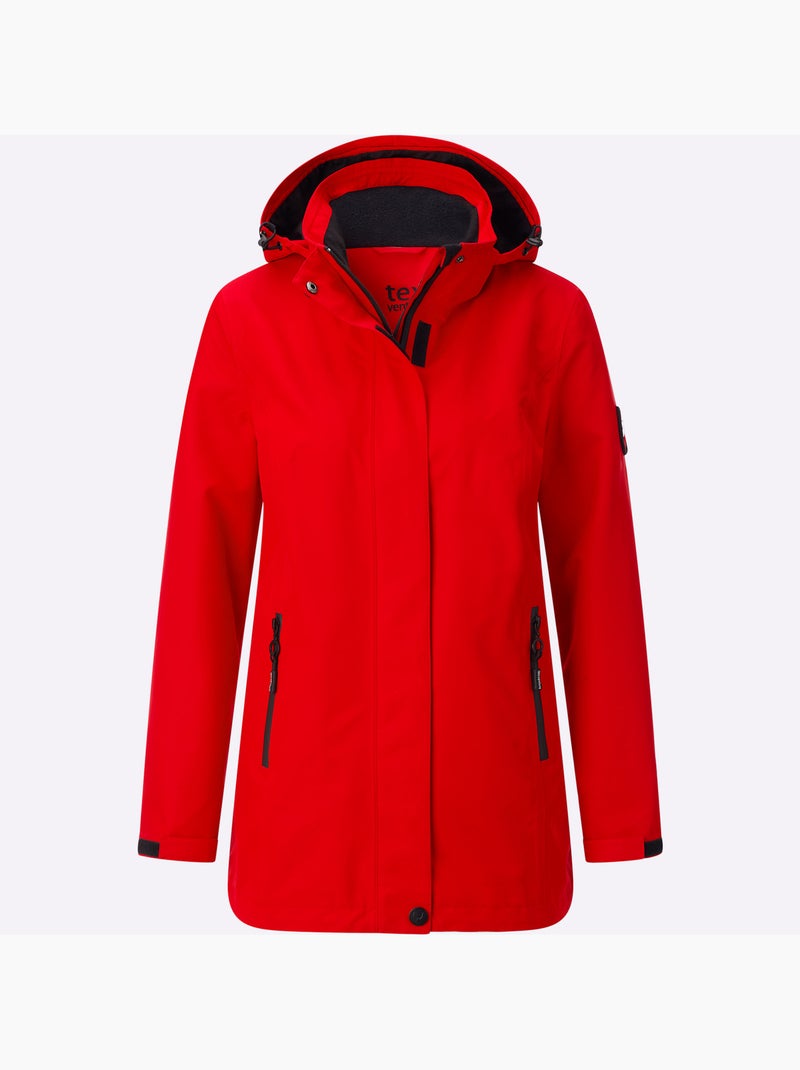 Veste Technique Imperméable Et Coupe-vent - Taille Courte - Witt Rouge - Kiabi
