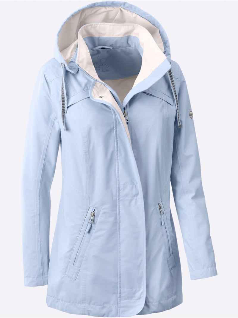 Veste Technique Matière Facile à Entretenir - Taille Courte - Witt Bleu clair - Kiabi