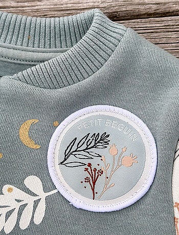 Veste teddy bébé en molleton Alma