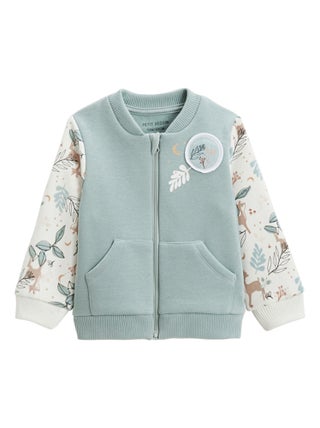 Veste teddy bébé en molleton Alma