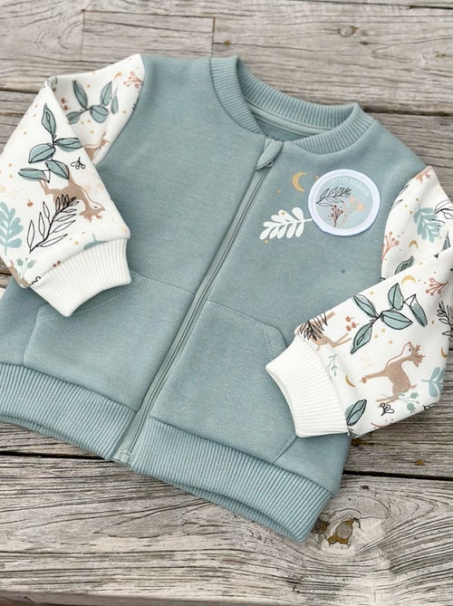 Veste teddy bébé en molleton Alma - Kiabi