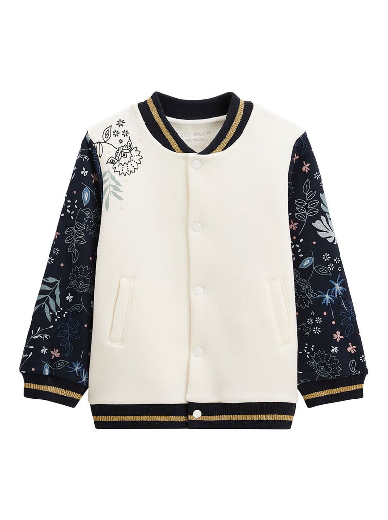Veste teddy bébé en molleton Belle de Nuit Bleu - Kiabi