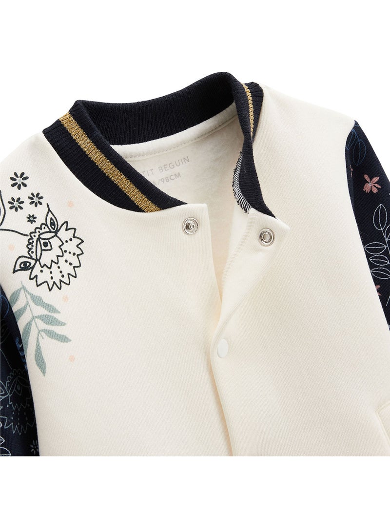 Veste teddy bébé en molleton Belle de Nuit Bleu - Kiabi